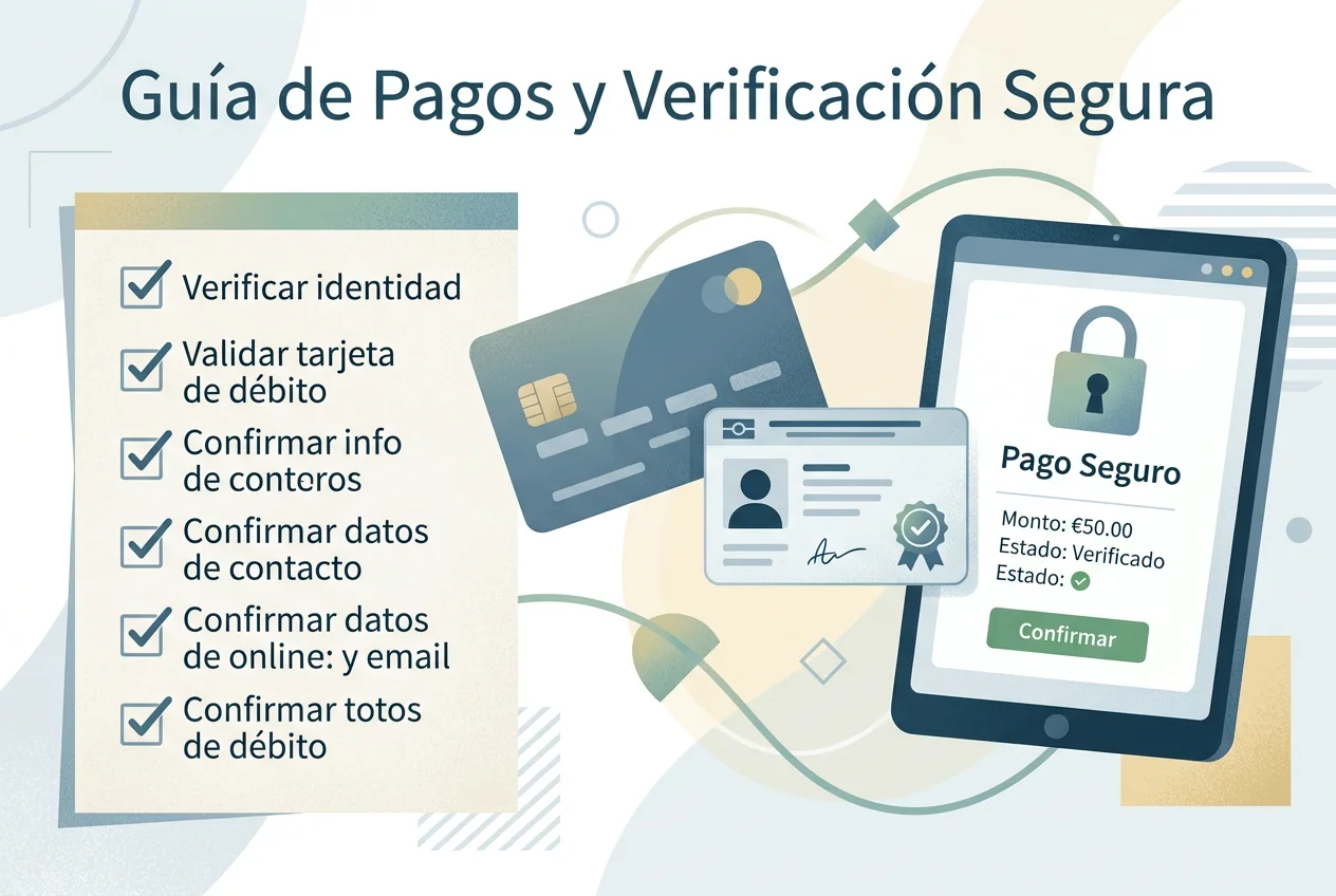 Lista de revisión sobre pagos, retirada de fondos y verificación de identidad